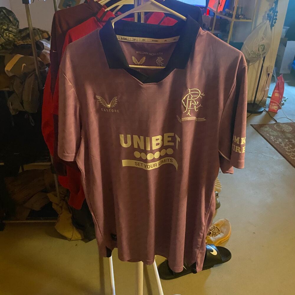 Purple Soccer Jersey Size XL